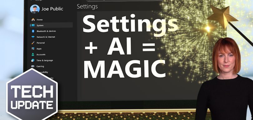 New: Windows 11 AI Agent helps with Settings