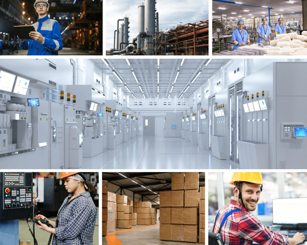 Networked production machinery requiring stable IT support