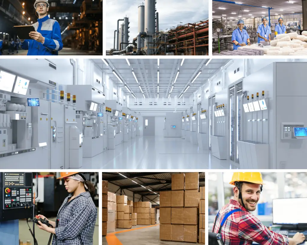 Networked production machinery requiring stable IT support