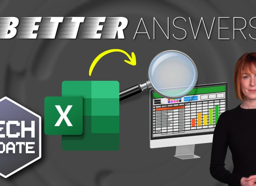 Excel is getting better at finding answers Excel is getting better at finding answers